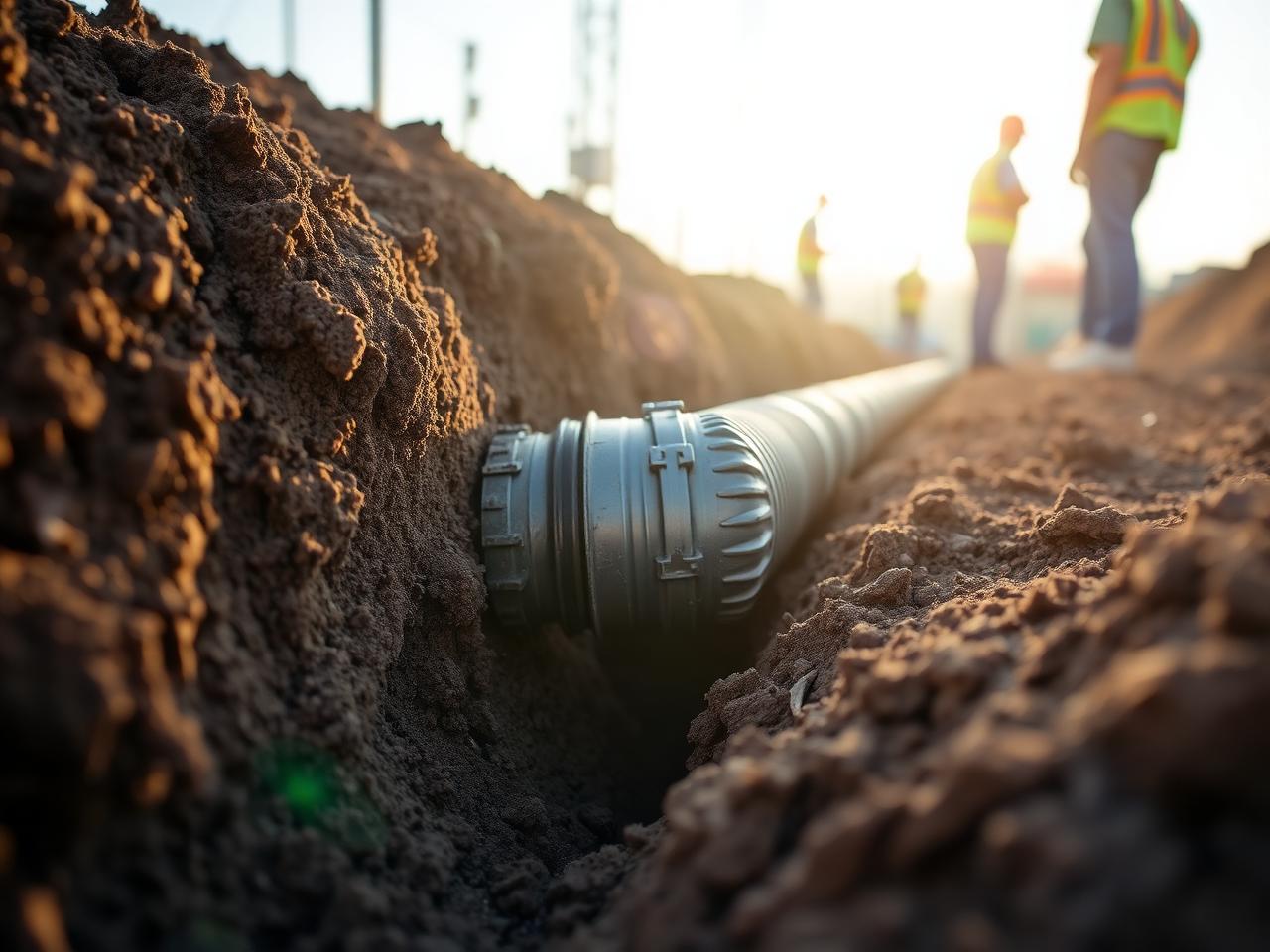 Utility trench installation